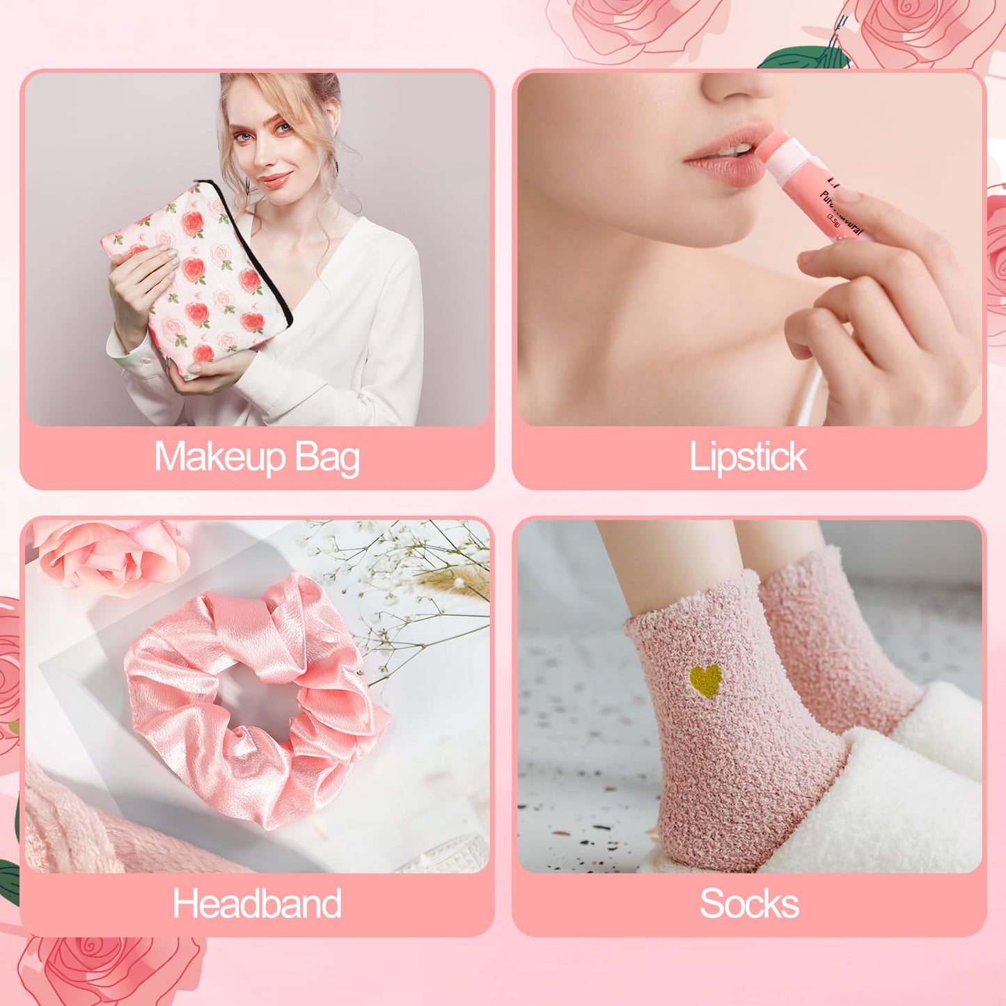 Birthday Gifts for Women, Self Care Gifts for Women, Relaxing Spa Gifts Basket Care Package w/Flannel Blanket, Unique Gifts Box for Mom Her Best Friend Sister Grandma Wife