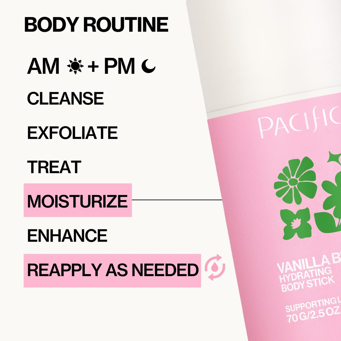 Pacifica Vanilla Butter Moisturizing Balm Stick – Solid Body Lotion for Instant Dry Skin Relief Moisture Balm, Shea Butter & Vanilla Formula Vegan & Cruelty-Free Clean Skincare 2.5 oz