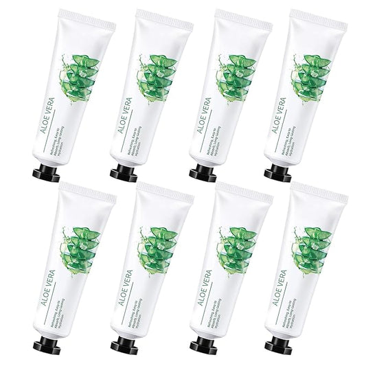 8PCS Aloe Vera Gel for Face & Body,Hydrating Travel Size Pure Aloe Vera Gel Face Moisturizer for All Skin Type,No-sticky Long Lasting Refreshing Moisturizing Fast Absorbing Aloe Cream Gel,1.05 oz(F)
