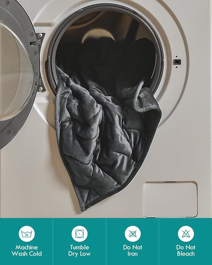 Kaisa Weighted Lap Blanket 3 lbs 23" x 29", Cozy Luxury Crystal Velvet Small Weighted Blanket for Adults, Portable Travel Weighted Blanket for Relaxation, All-Season Blanket, Machine Washable, Gray