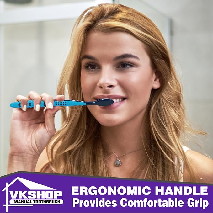 100 Bulk Travel Toothbrushes, Portable Individually Wrapped Toothbrush for Adult Children, Disposable Soft Bristle Manual Toothbrush Set (4 Colors)