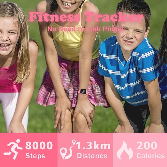 Kids Watches for Girls Boys Digital Sport Watch with Step Counter Pedometer Vibration Alarm Clock, No App Waterproof Fitness Tracker Kids Watch Boys Girls Teens Students Ages 5-16