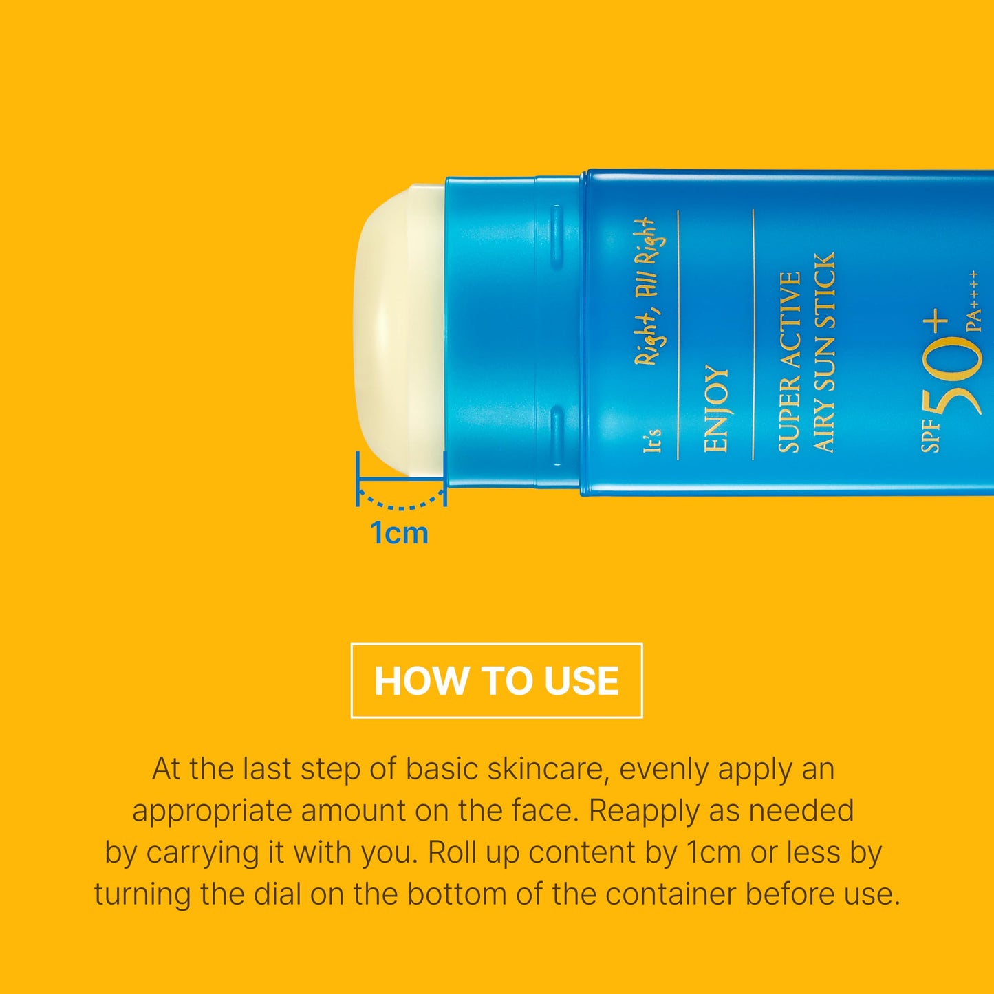 SCINIC Enjoy Super Active Airy Sun Stick SPF50+ PA++++ 0.53oz (15g) | Strong UV Protection Anytime, Anywhere Air-light, Clear | Korean Skincare