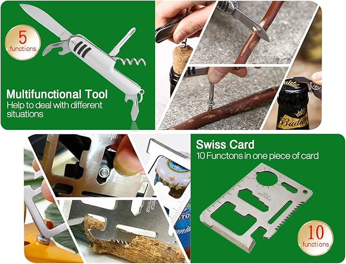 Boat First Aid Kit with Survival Tools, 123pcs Waterproof Emergency Marine Kit with Buckles, Compact Boat Safety Accessories for Fishing Kayaking Boating Camping Rafting Beach Orange