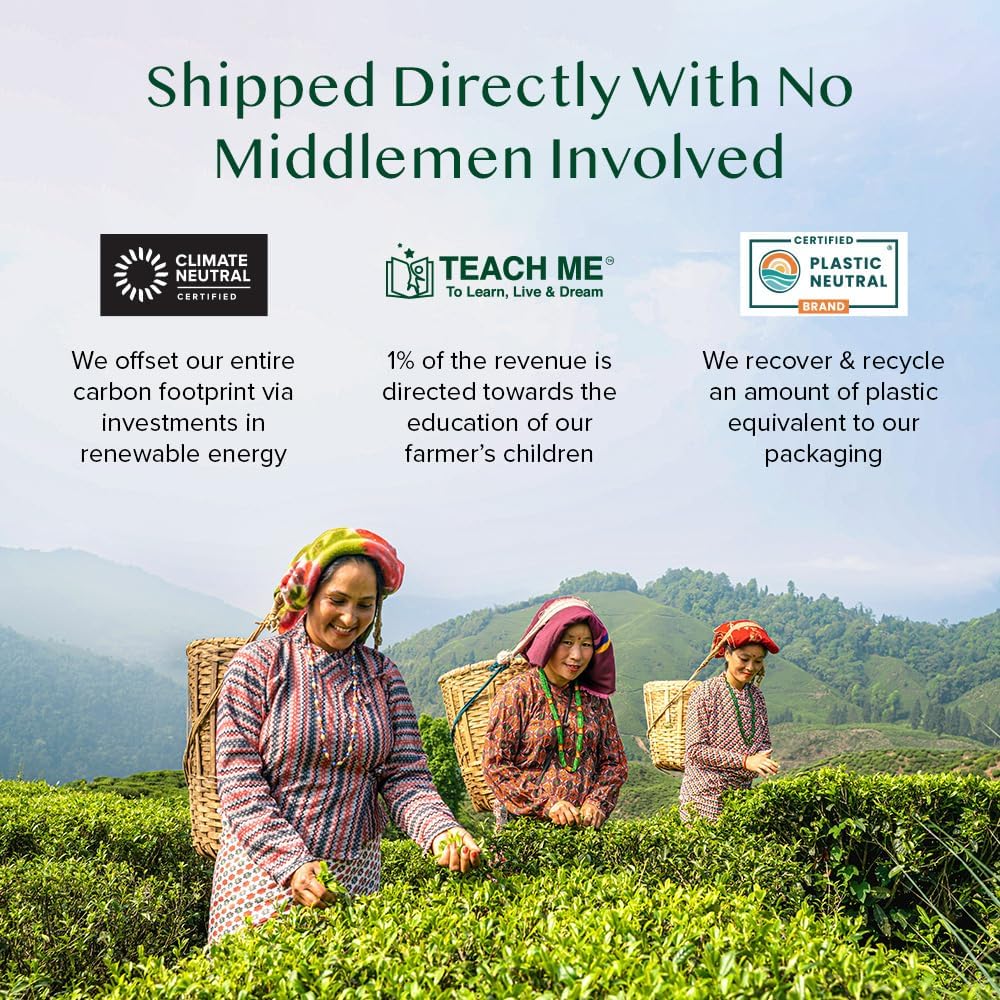 VAHDAM, Assorted Tea Sampler (15 Different Variety in Individually Wrapped Pyramid Tea Bags) Long Leaf Premium Teas I Teas Gift Set I Ideas for Tea Lovers | Gifts for Women & Men