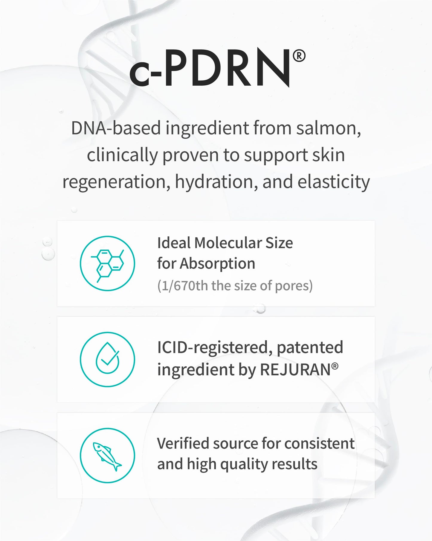 REJURAN® Recover c-PDRN® Lifting Ampoule - High Does Original Salmon DNA PDRN Serum DNA for Rejuvenation, Hydration, Skin Soothing, and Intensive Anti-Aging Korean Skincare. (2ml x 14 Vials)