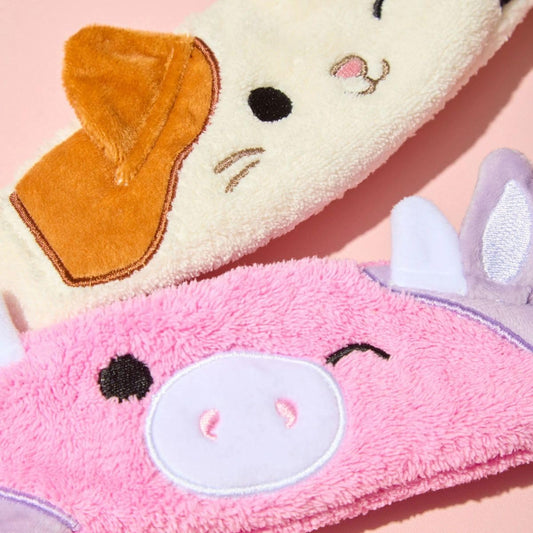 TONYMOLY x Squishmallows Cam the Cat Plush Headband – Soft & Cozy Hair Accessory for Skincare, Makeup, Face Washing & Relaxation – Cute, Gentle, and Functional Headband