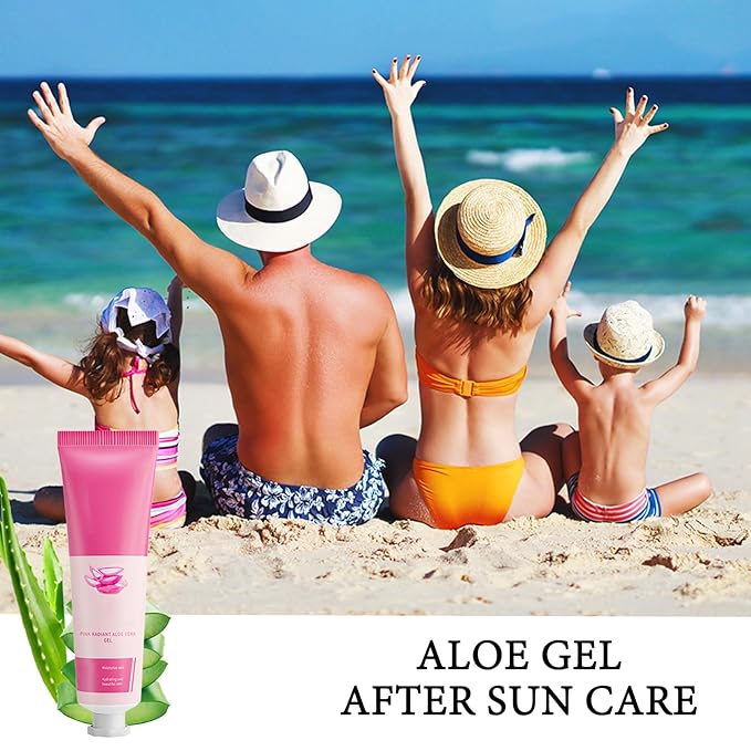 16PCS Soothing Aloe Vera Gel for Face,Organic Aloe Vera Gel,Hydrating After Sun Lotion Set,Non-Sticky Moisturizing After Sun Lotion for All Skin Types, 1.05 Oz