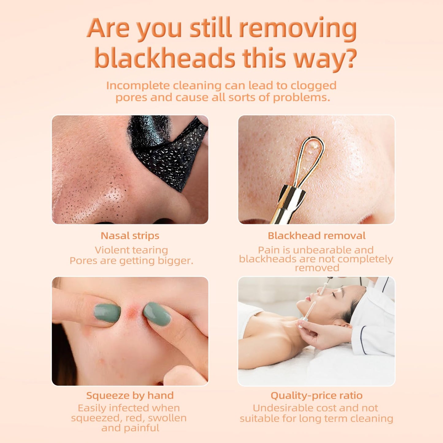 Auioytoy Skin Scrubber Face Scraper Tool Blackhead Remover Tool Pore Cleaner Scraper Facial Deep Cleansing Tool，Suitable for Both Men and Women