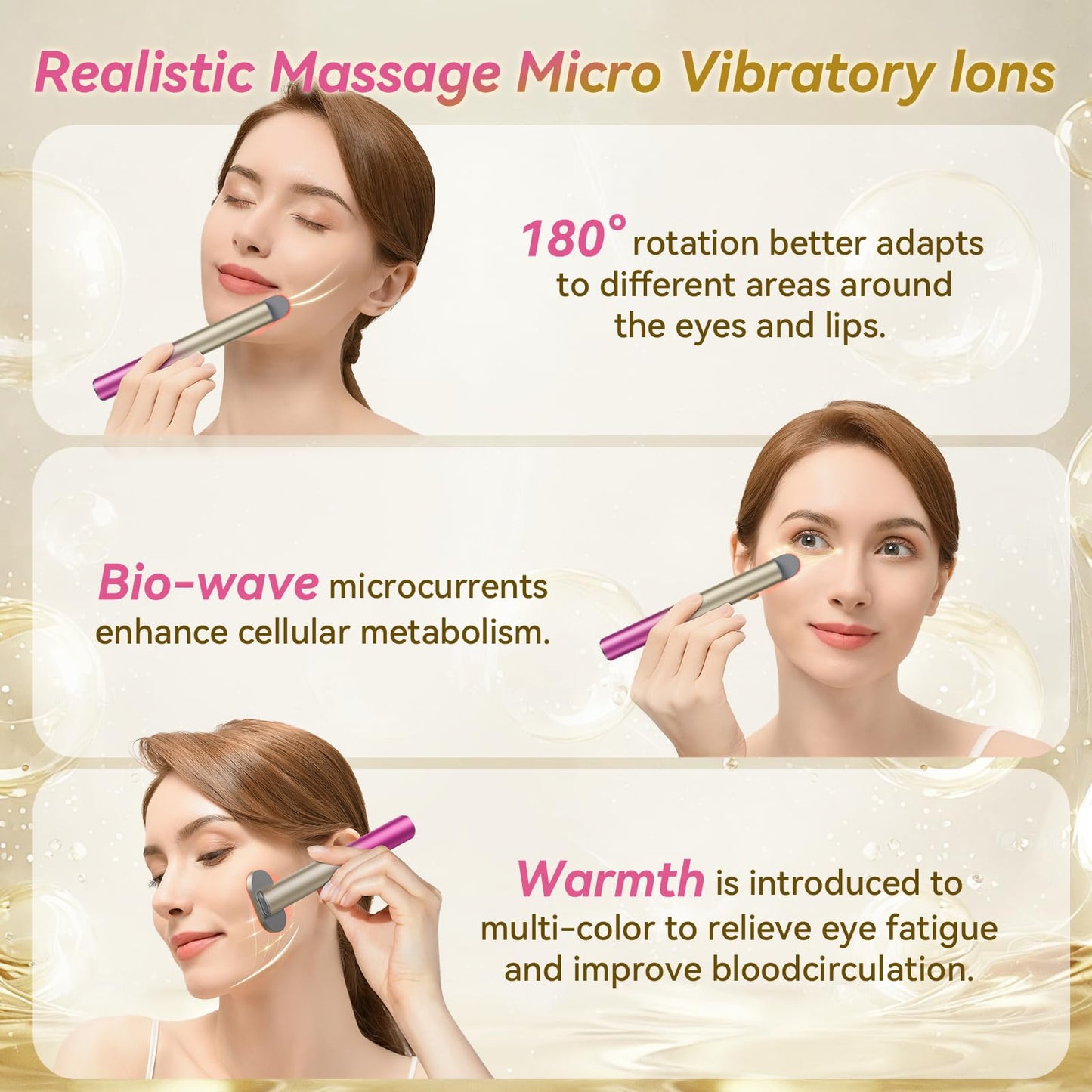 7 in 1 Red-Light-Therapy，Red Light Therapy for Face Eye Skincare Equipment at Home，Red for Skincare & Blue Rejuvenation Tool (Rose Purple)