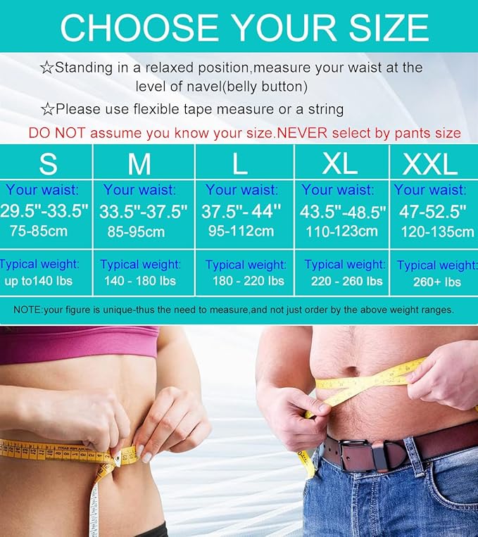 Back Support,Entire Back Brace, Lumbar Support Belt for Women & Men, Adjustable Waist Trainer Belt for Entire Back Pain Relief, Keeps Your Spine Straight and Safe(M)