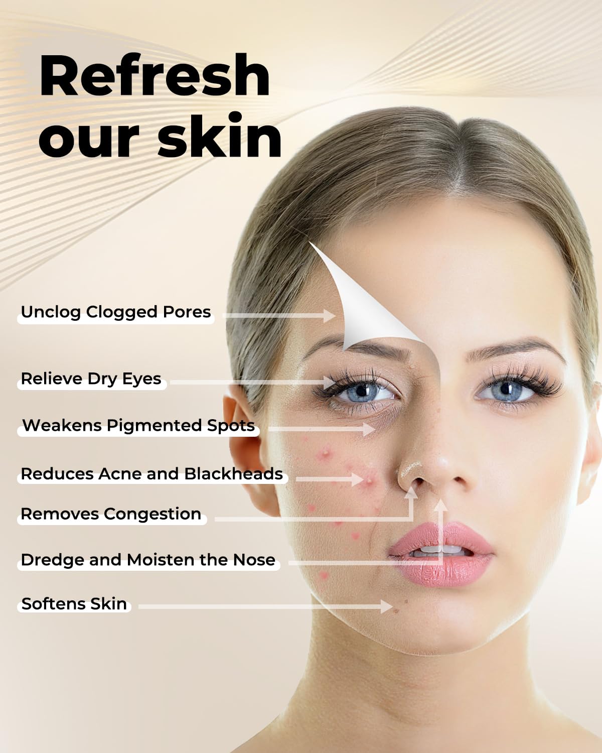 Kingsmile Facial Steamer for Face, 3 in 1 Face Steamer for Facial Deep Cleaning, Compact Nano Steamer - Aromatherapy, Adjustable Nozzle Warm Powerful Steam for Home SPA, Face Humidifier- SPA Headband