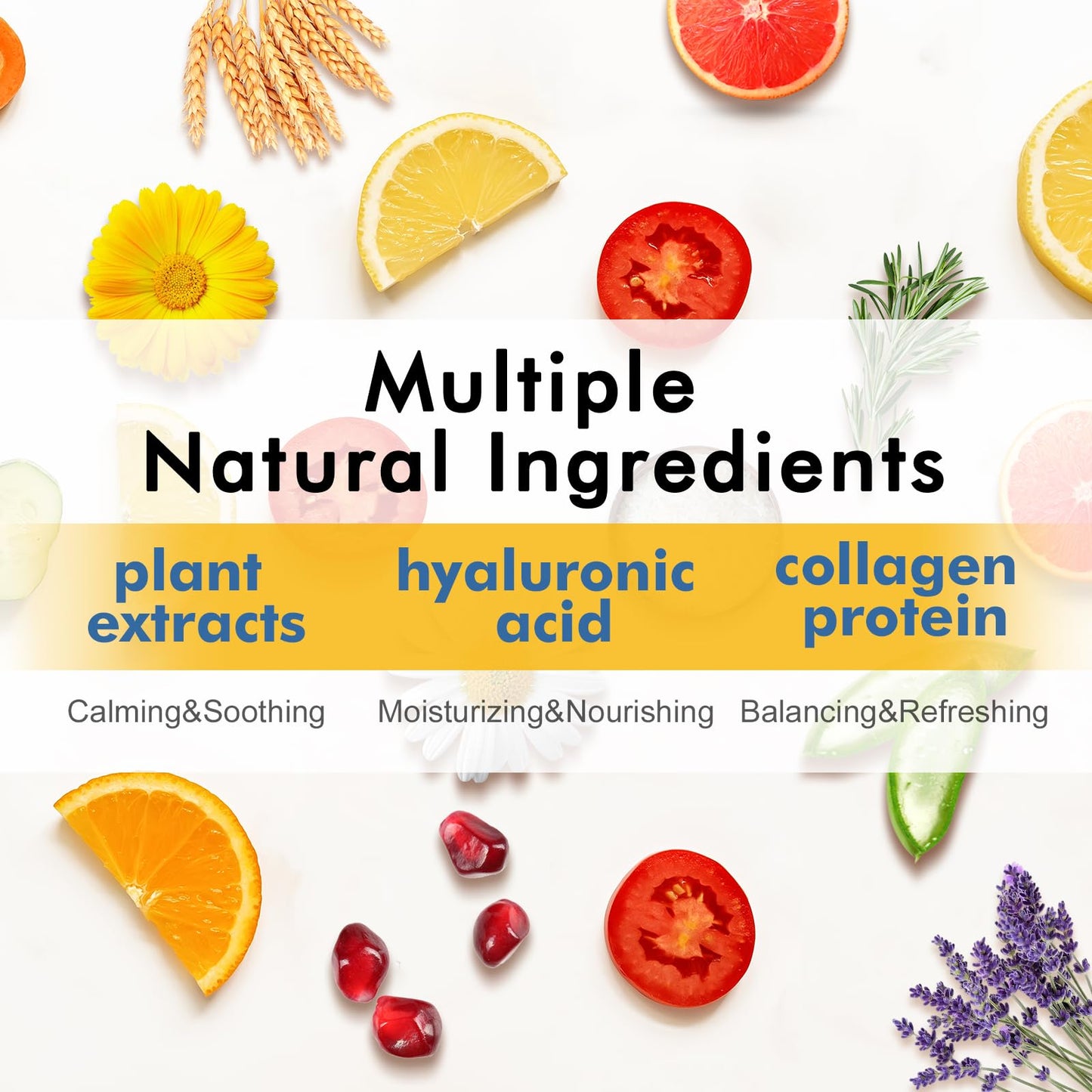 KONEUK 14 Pack Sheet Face Masks Skincare, Hydrating Face Masks Suitable for Dry Skin, Bulk Facial Mask Set for Women Skin Care, Face Mask Gifts Set for Face Spa