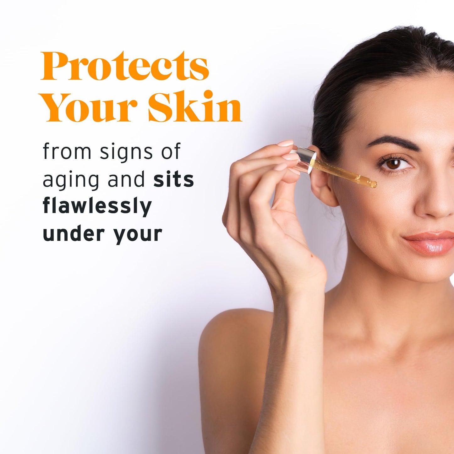 No Bad Stuff - Vitamin C + E Serum - Firming Face Serum for Anti-Aging, Smooths, Hydrates, Plumps Fine Lines & Reduces Dark Spots (1 fl oz)