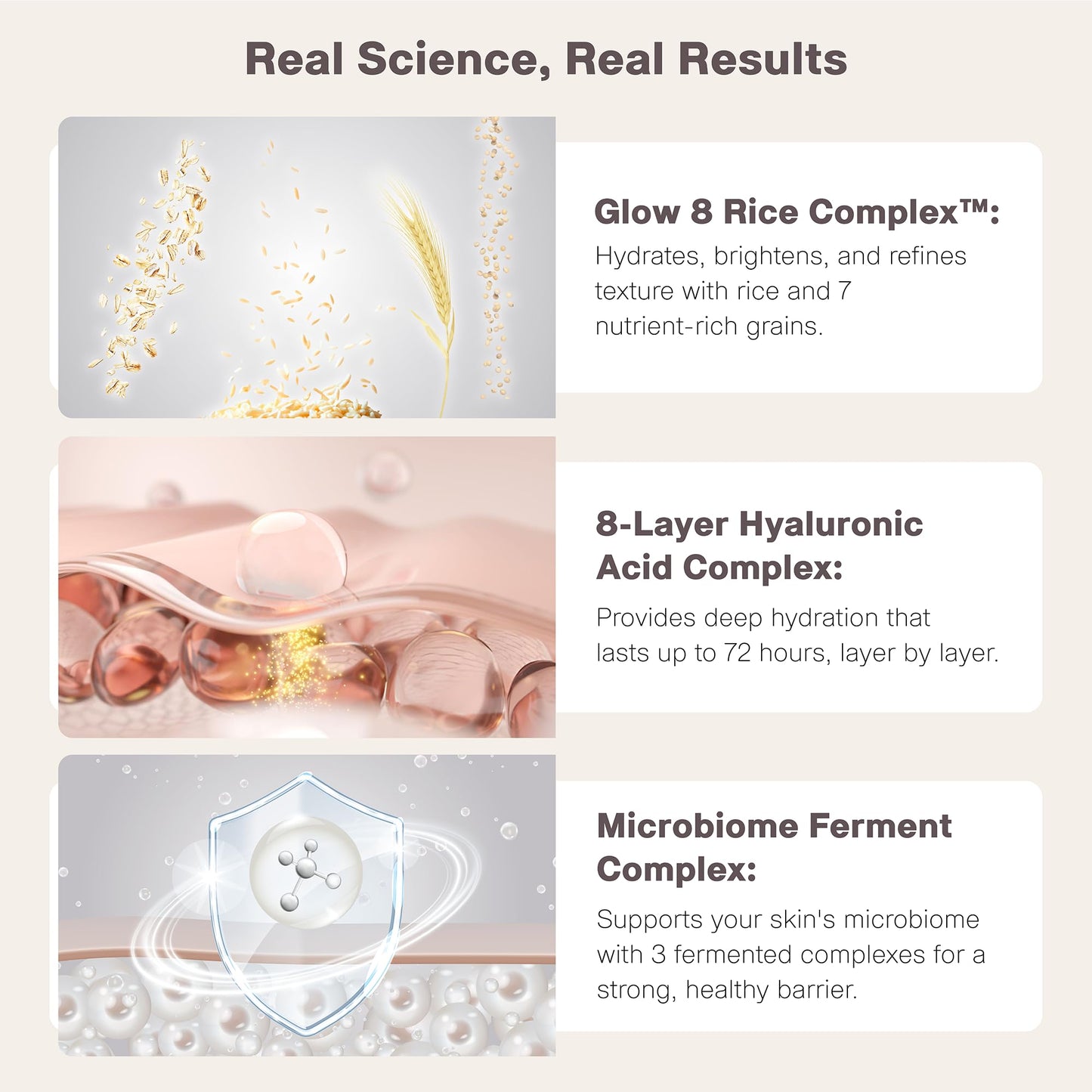 Rxcue Glow Mini Trio Skin Care Set: Mini Skincare Travel Kit for Women, 10-to-3 Step Korean Skin Care Routine Kit for Glass Skin, Travel Size Skincare, Face Care Kits & Beauty Gift Sets 1.01 fl oz