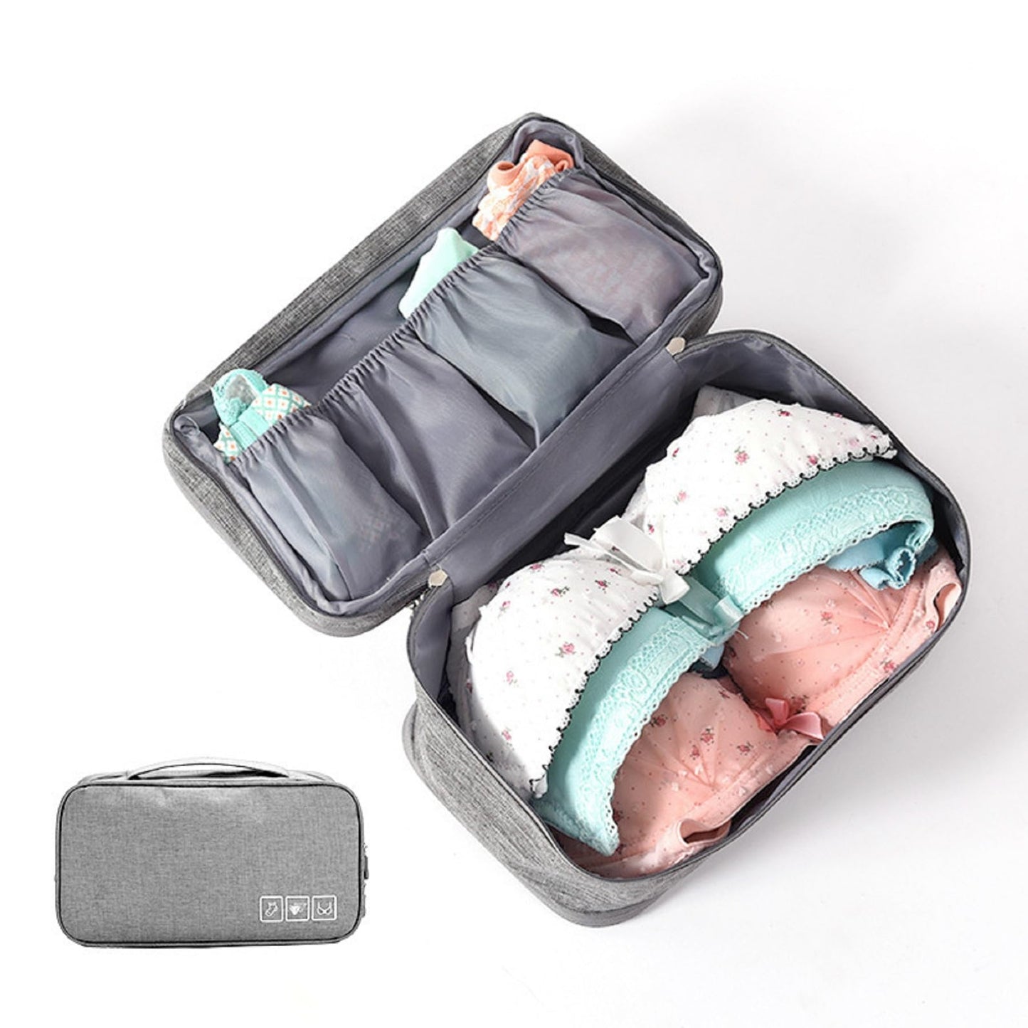 Travel Multi-function Underwear Organize Storage Bag Portable Bra Socks Lingerie Accessories Pack Cube Toiletry Bag