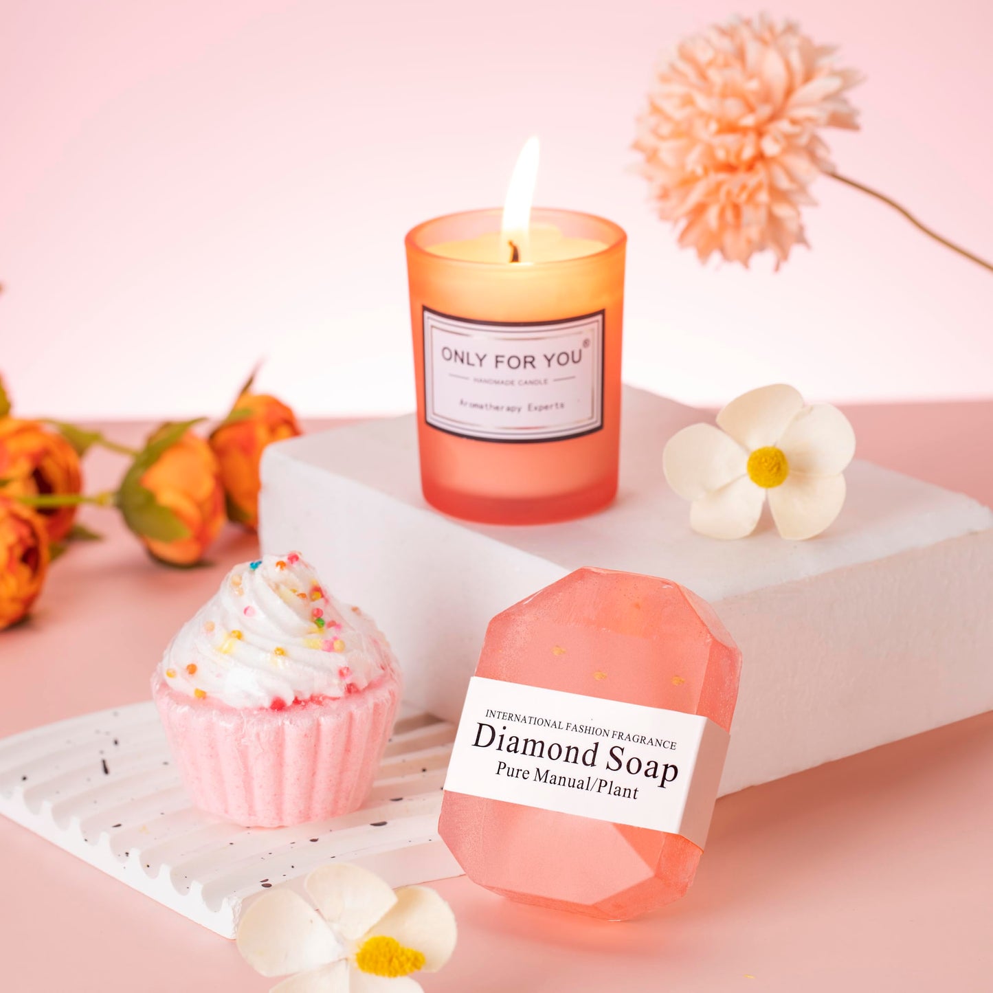 Birthday Gifts for Women,Happy Birthday Unique Female Gift Ideas for Girl Best Friend Pink Box Gift Basket for Women Gifts Set for Teenage Girl Sister Mom Relaxing Presents Set