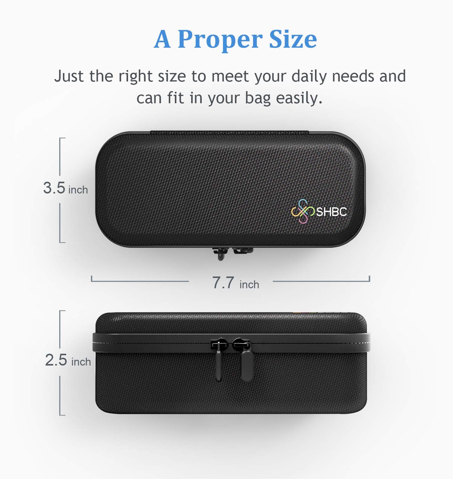 SHBC Medical Cooler Insulin Vial Carrying Travel Case TSA Approved Protector for Diabetic with One Ice Pack Black