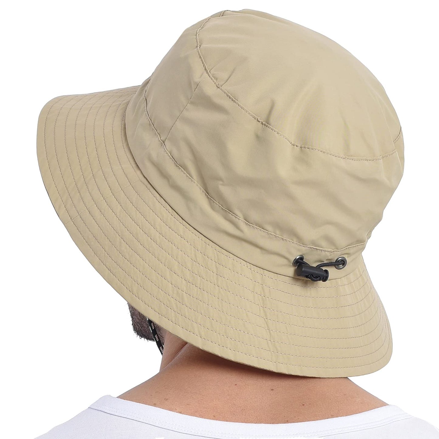 FEICUI Men Women Outdoor Bucket Hat Quick Dry Packable UV Protection Boonie Sun Hat (Khaki)