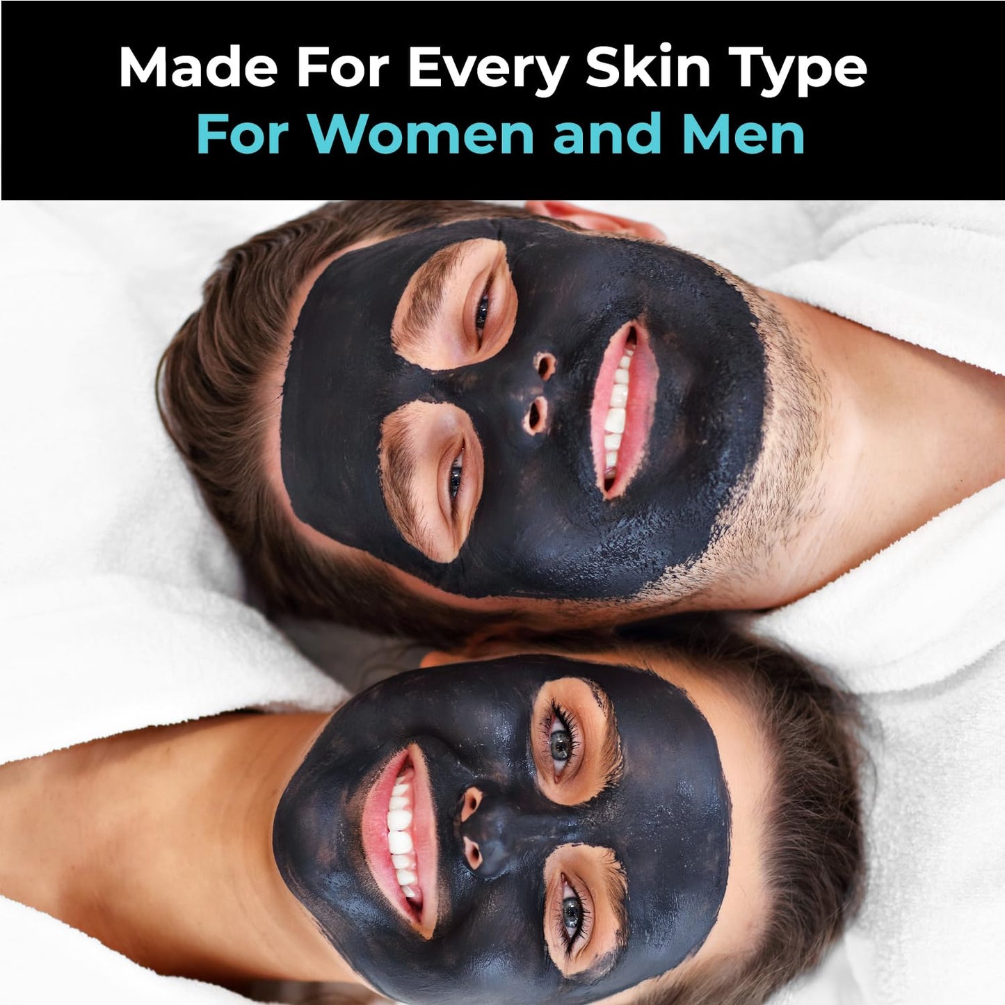 Blackhead Remover Mask | Charcoal Peel Off Face Mask for Women & Men | Deep Pore Cleansing Black Head Remover for Face & Nose