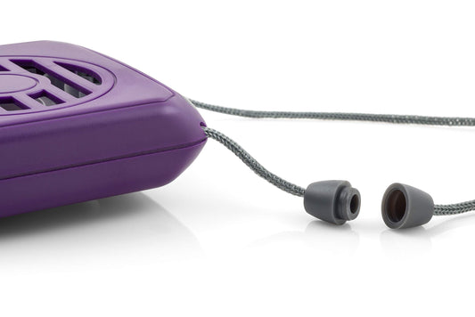 O2COOL Deluxe Personal Necklace Fan | Hands- Free, Battery Operated Wearable Mini Cooling Device for Beach, Sporting Events, Camping (4 Pack Random Colors)