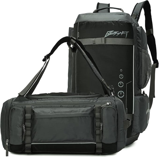 BESMART 40L Extra Large Gym Backpack for Men, Big Gym Bag with Shoes Compartment, Waterproof Heavy Duty Duffel Bags, Men's Workout Backpacks for Outdoor Sport,Hiking,Camping,Travel