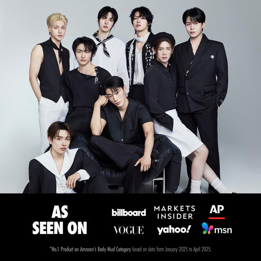 BRMUD Relief Mud Secret Body Scrub | ATEEZ Pick | Korean Body Wash Scrub Exfoliator for Ingrown Hair & Razor Bumps | After Waxing Care Feminine Wash w/Brown Sugar | for Sensitive Skin (6.34 fl oz)