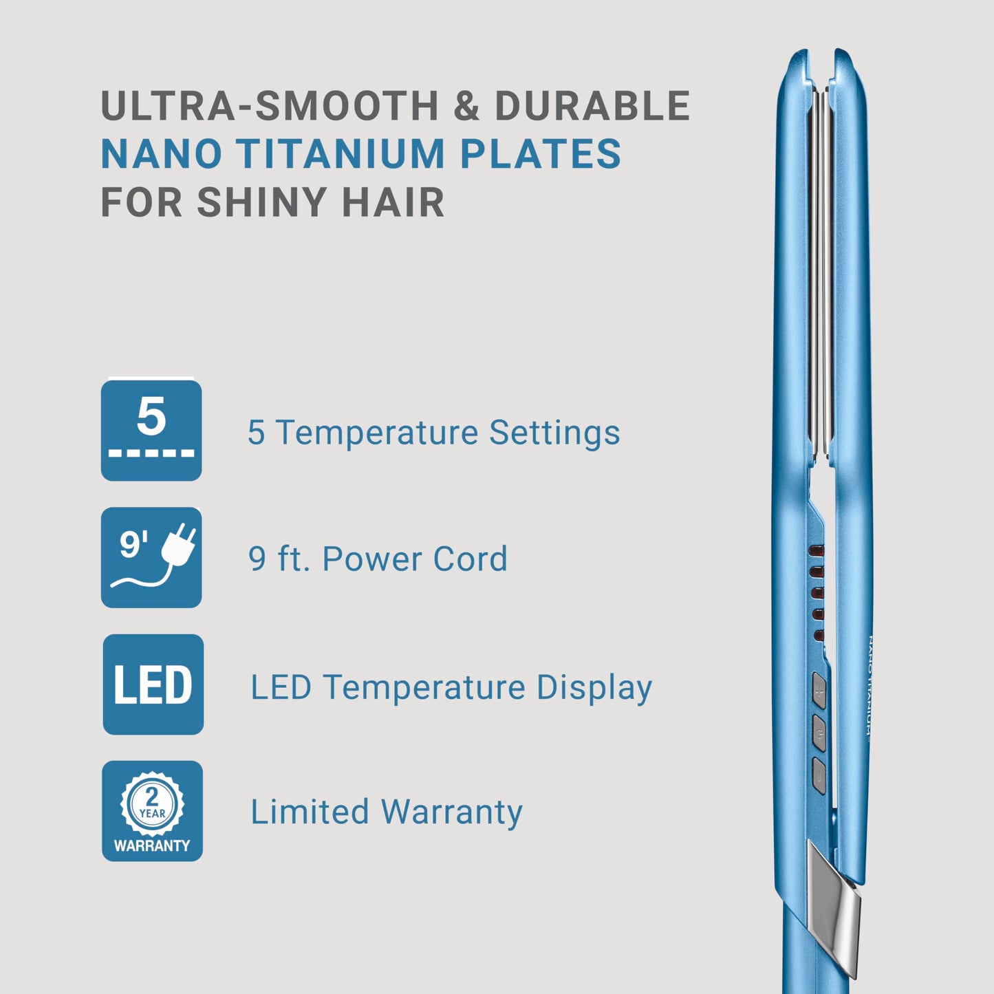 BaBylissPRO 1 1/2" Ultra-Sleek Hair Straightening Iron