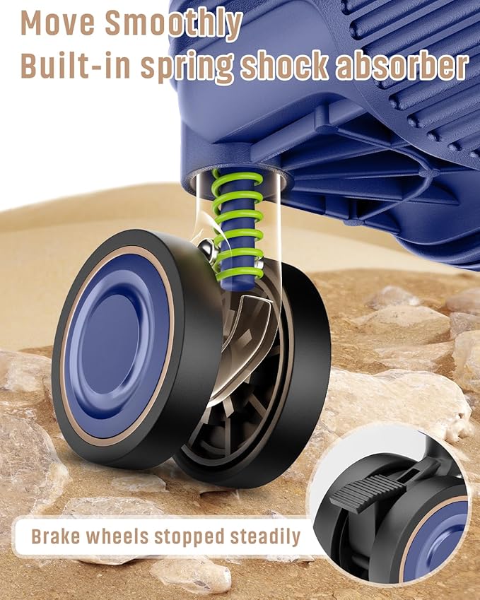 Joyway Luggage Sets 2 Piece, 22 Inch Carry On Luggage and 26 Inch Trunk Checked Luggage with Cup Holder, Lightweight Hardside Suitcase with Pressure-resistant Frame, Shock Absorbing Wheel and TSA Lock