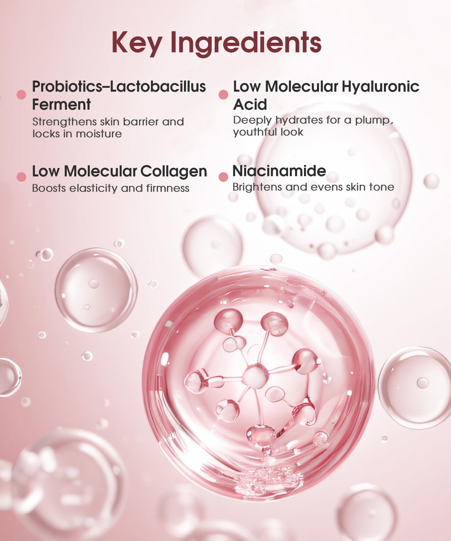 Aehocp Bio-Collagen Face Mask - Korean Skincare, Women's Facial Treatments & Masks, Deep Hydrating Overnight Mask, Firming & Moisturizing (10-Pack)