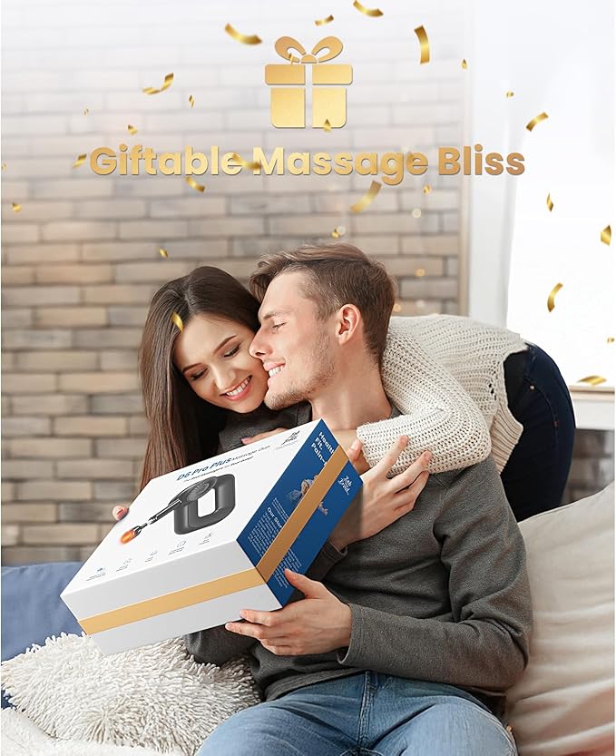 BOB AND BRAD D6 Pro Plus Massage Gun with Heat, Deep Tissue Percussion with 16mm Amplitude, Professional Muscle Massager Gun for Athletes, Quiet Electric Handheld Massager