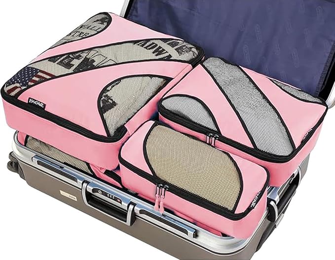 BAGAIL 6 Set Packing Cubes,Travel Luggage Packing Organizers
