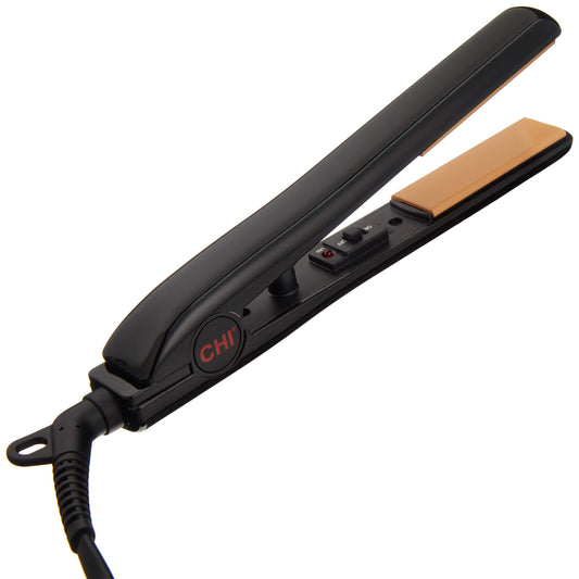 CHI Tourmaline Ceramic Mini Flat Iron, Hair Straightener For An Even & Smooth Finish, Dual Voltage, 0.75" Iron