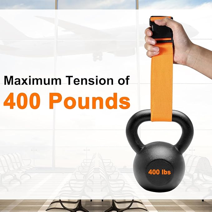 8 Pack Luggage Straps and Tags Set (4 Straps, 4 Tags), Luggage Straps for Suitcases TSA Approved Suitcase Belt Luggage Tags, Mixed