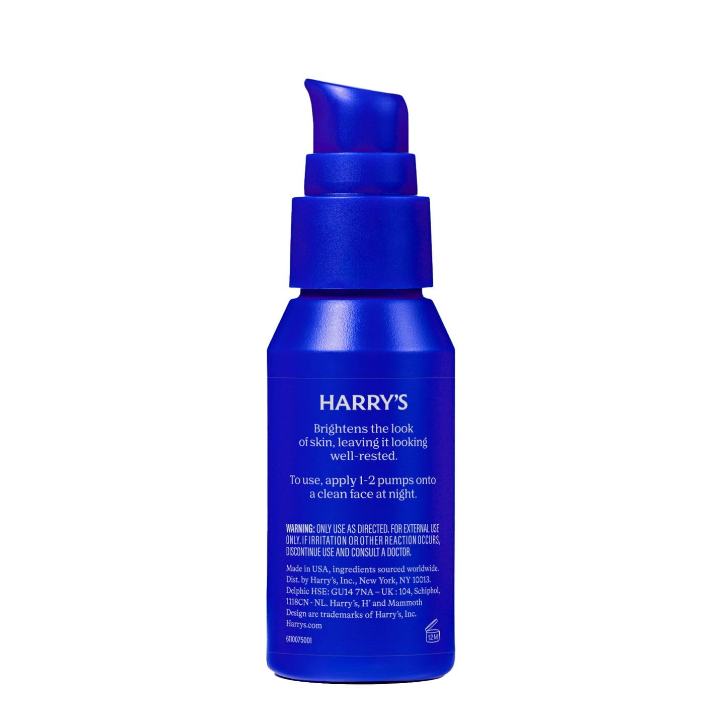Harry's Hydrating Night Lotion, Night Moisturizer for Face, Lightweight 1.7 Fl Oz, 2 Pack