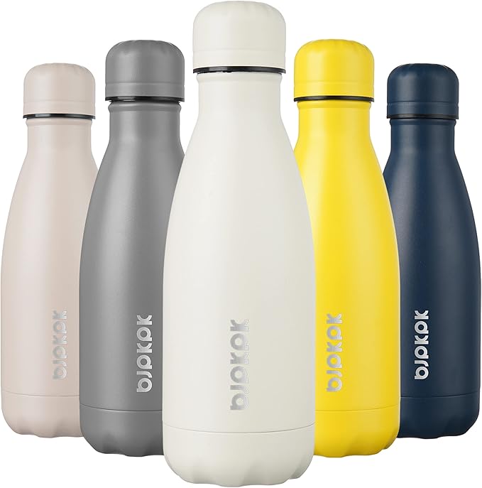 BJPKPK Stainless Steel Insulated Water Bottles Dishwasher Safe Water Bottle Keep Cold And Hot,Angel White