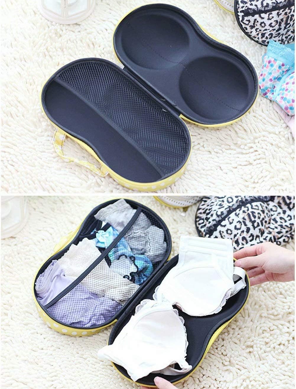 hefeilzmy Travel Home Organizer Zip Bag Case Portable Bra Storage Bag Waterproof Bra and Underwear