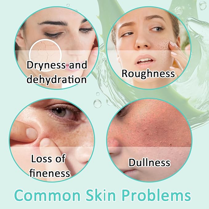 8PCS Aloe Vera Gel for Face,Hydrating Refreshing Aloe Vera Gel for Sunburn Relief,Travel Size Non-sticky Aloe Vera Face Moisturizer,Fast Absorbing After Sun Lotion Aloe Gel Moisturizer