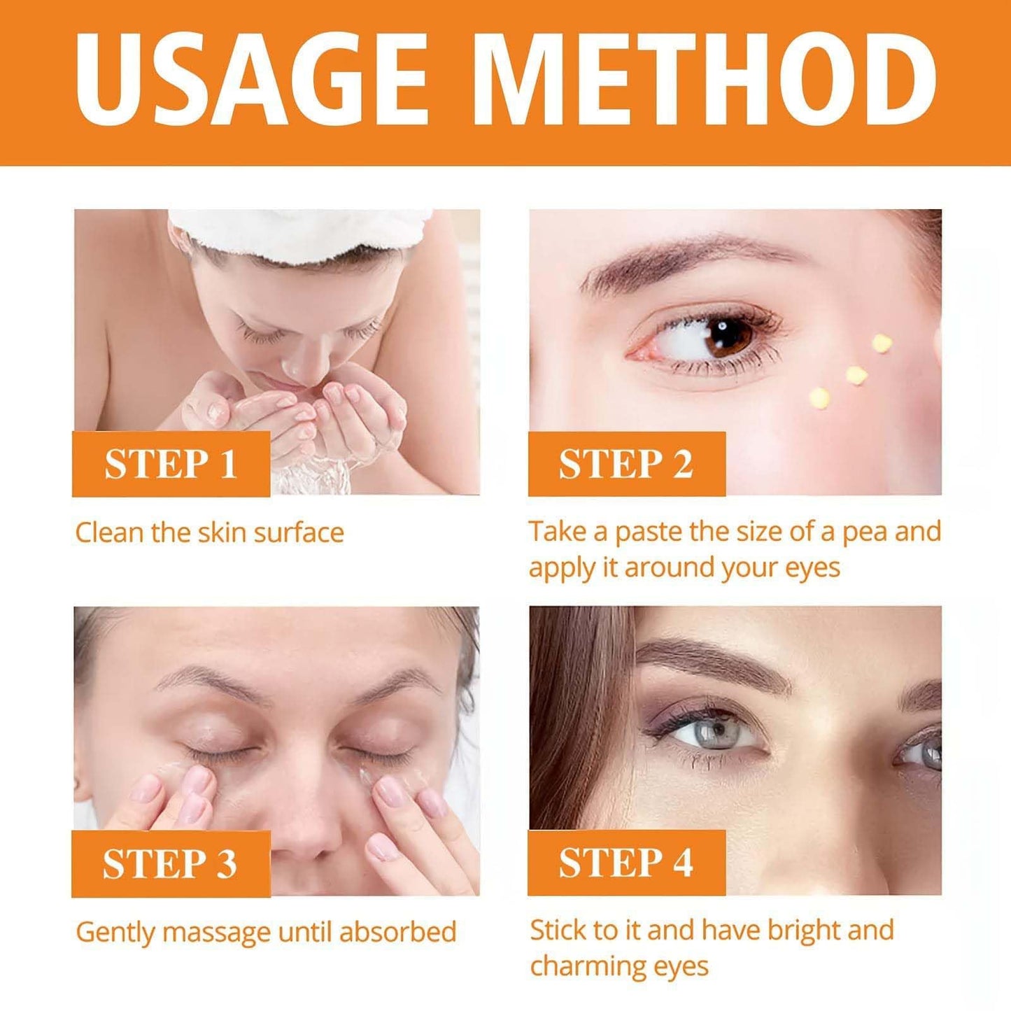 AXAXLY Magic Eye Cream for Dark Circles Puffiness Fine Lines and Bags Under Eyes, Quick Results Vitamin C Hydrating Anti Aging Under Eye Cream for Men Women Suitable for Dry Oil Sensitive Skin