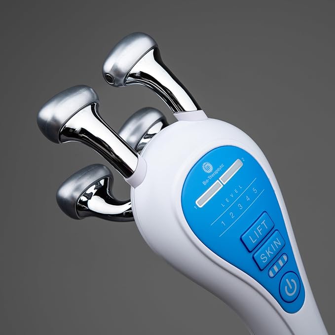 bt-Sculpt microcurrent Facial Lifting, Sculpting, and Firming with Proprietary kinesthetic Lifting for Home use. Includes Free complimentary Full Size Restyfluid