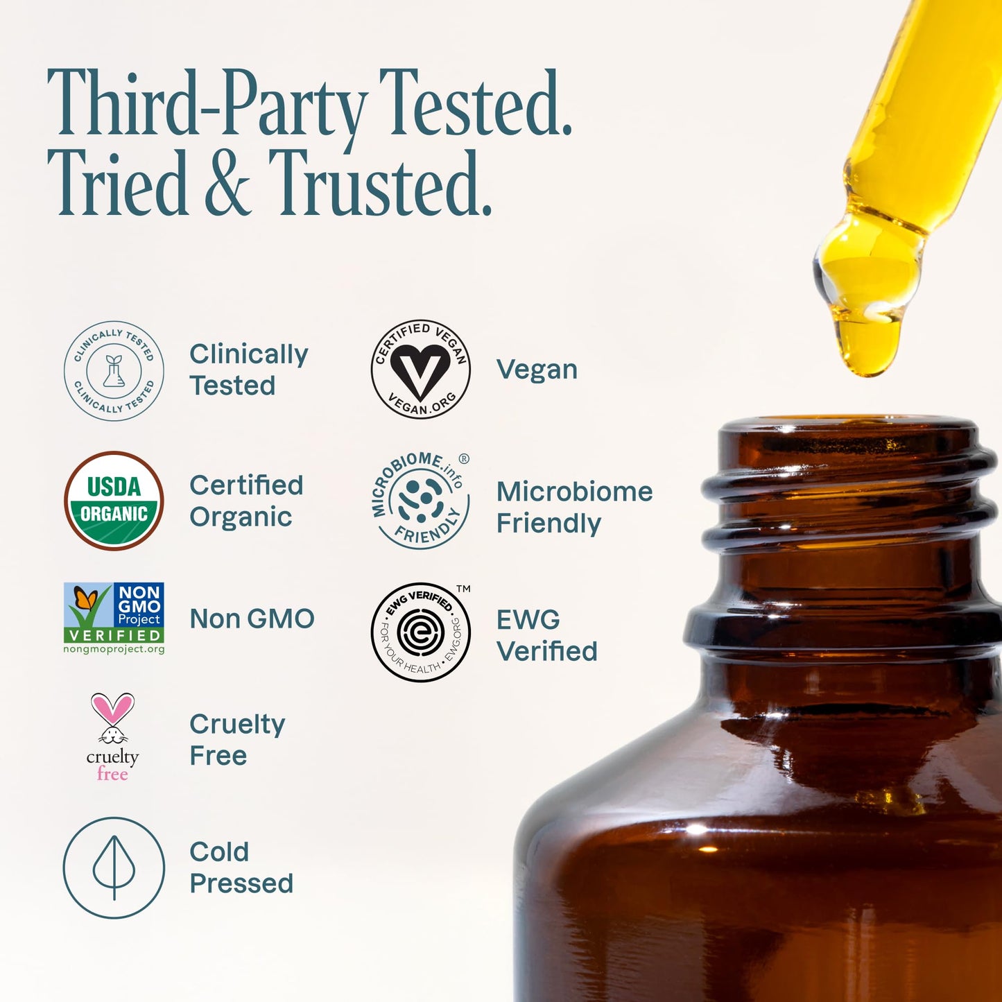 Cliganic Organic Jojoba Oil, 100% Pure (2oz) | Natural Cold Pressed Unrefined Hexane Free Oil for Hair & Face | Base Carrier (Packaging May Vary)