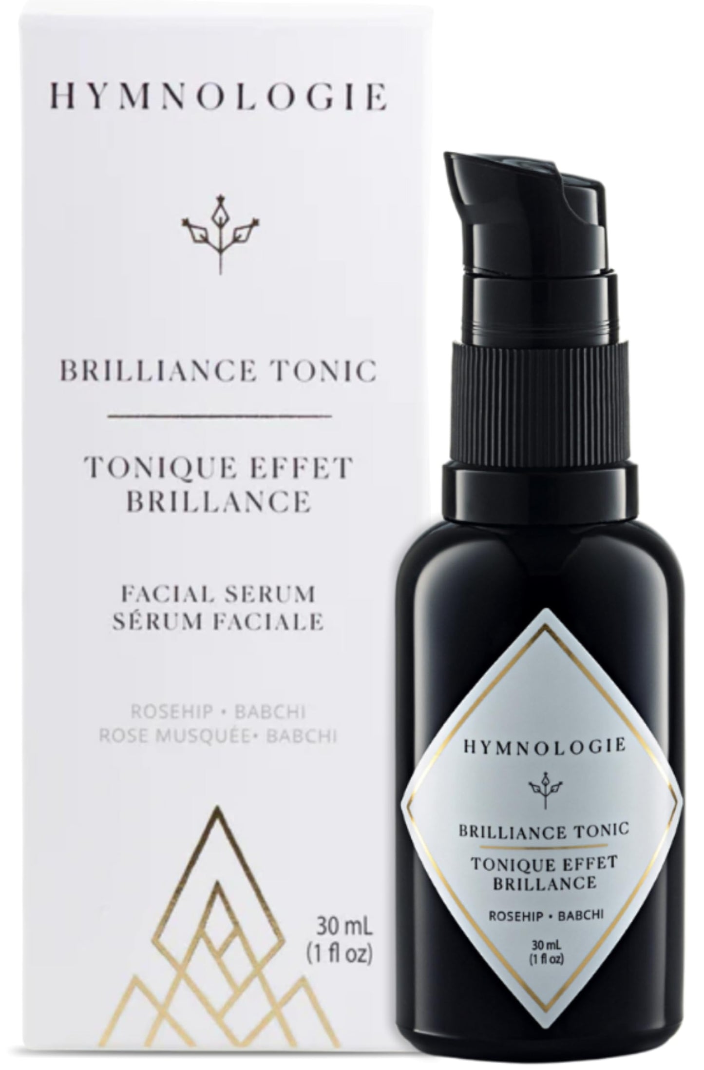 Hymnologie Daily Brilliance Tonic Facial Serum for Women's Face | Skin Care for Hydration, Repair, Beauty, Moisturize, and Glow Recipe with Jojoba, Grapeseed, Saffron and more | Earthy Scent - 1oz