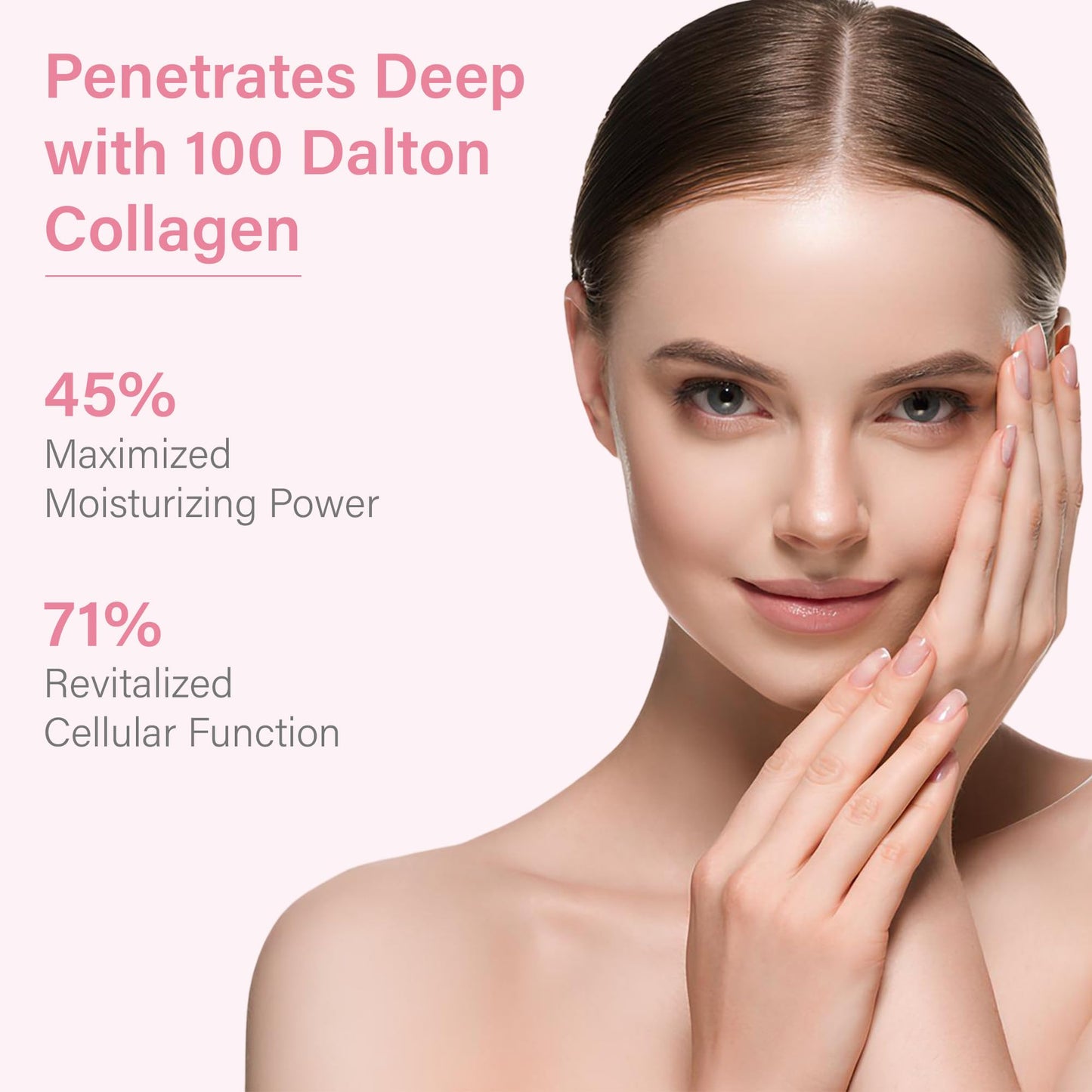 DERMIC Bio-Collagen Face Mask – Hydrating & Firming Korean Sheet Mask with Hyaluronic Acid, Anti-Aging Overnight Skincare, Pore Minimizing & Moisturizing Treatment, 32g, 4 Pack