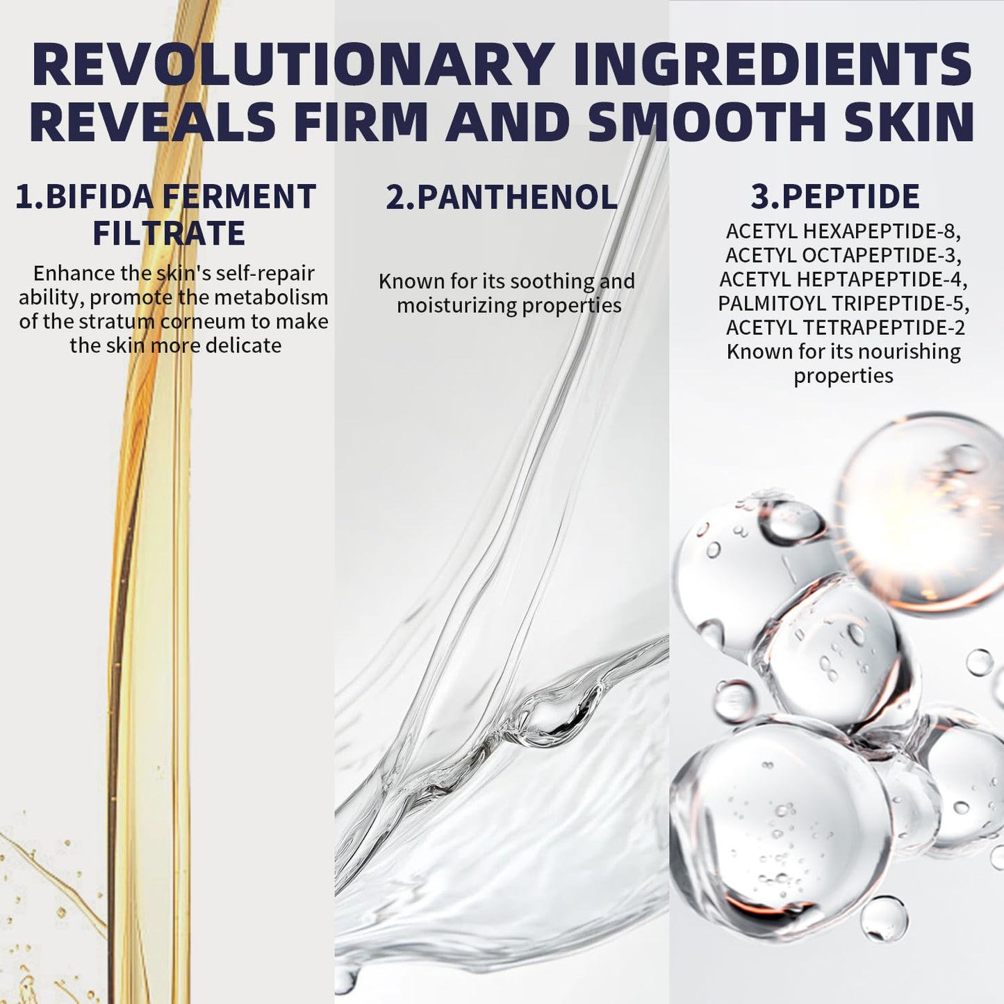 RAZUYEN Barrier Repair Serum, Anti Aging Collagen Peptide Serum, Provide Fine Lines and Wrinkles Treatment, Hydrating Face with Vitamin b5, 1.01 Fl Oz