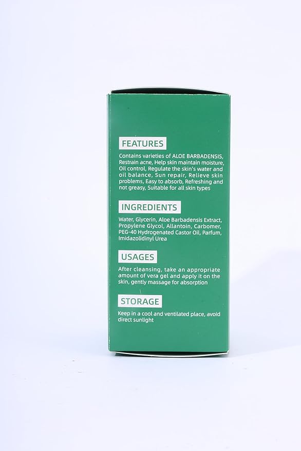 30 Pack Natural Aloe Vera Gel -99% Pure Moisturizing Aloe Vera, Soothing and Hydrating, Sunburn and Scar Repair, Portable Travel Size, After Sun Care for Face Body Hair