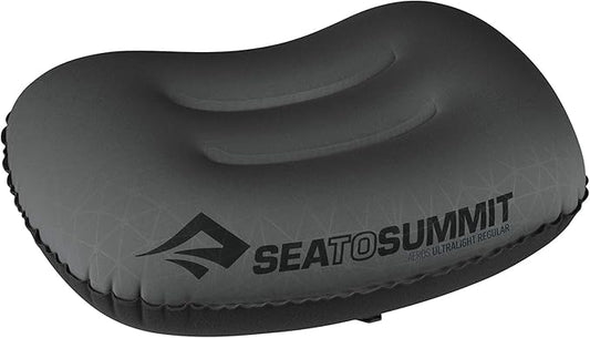 Sea to Summit Aeros Ultralight Inflatable Camping and Travel Pillow, Regular (14.2 x 10.2) Grey