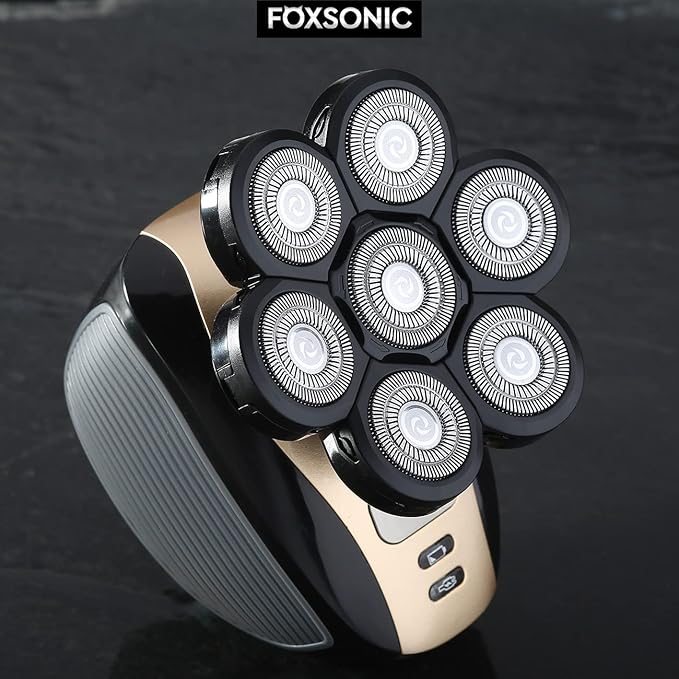 7 Blades Compatible with Wyklaus SHPAVVER shaver Head Shaver Replacement Heads 7 Heads for Many Main Brands Electric Shaver Razor Bald Men Head Shaver Blades