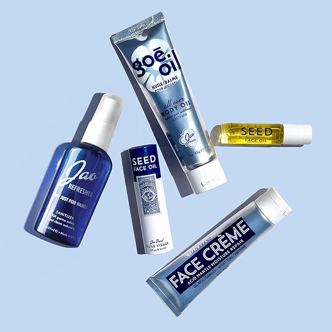 Jao Brand Jao Refresher | Multipurpose Travel Hand Sanitizer, Face Moisturizer, Toner For Face, & Aftershave | Skin Care Travel Essentials | Plant-based | No Parabens, No Sulphates | 8 oz