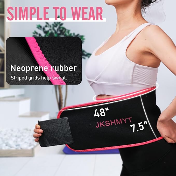 JKSHMYT Weighted Hula Circle Hoops for Adults Weight Loss, Infinity Fitness Hoop Plus Size 47 Inch, 24 Detachable Links, Exercise Hoop Suitable for Women and Beginners