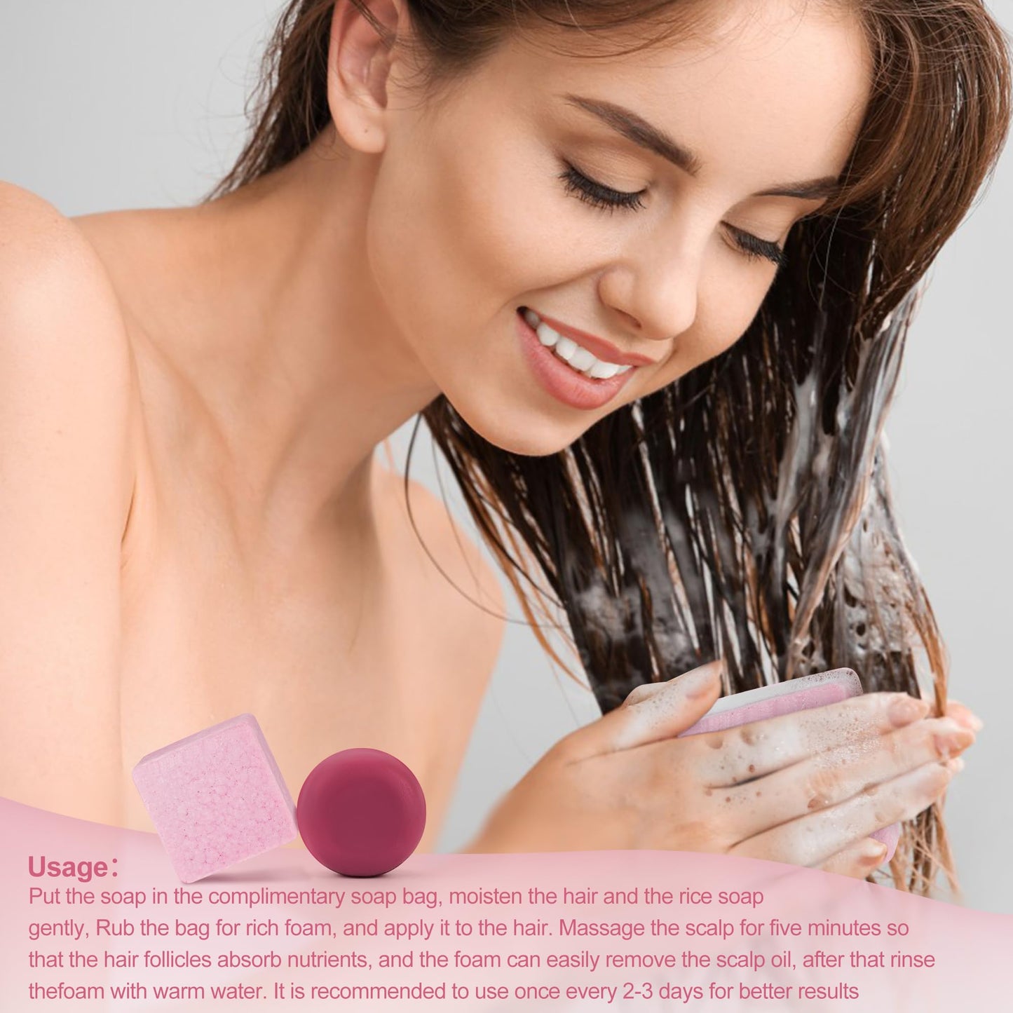 Leafinty Shampoo and Conditioner Set| Shampoo Bar | Bar Shampoo and Conditioner for Curly, Wavy & Kinky Hair | Vegan & Zero Waste| Eco-Friendly 6.68oz (Lavanilla Scent)